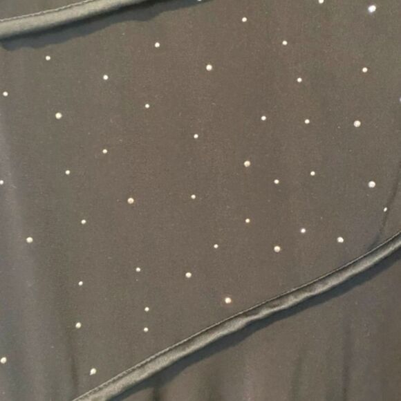 TORRID BLACK  Halter Neck  ASYMMETRICAL dress with embellished silver Studs 16 - Picture 5 of 16